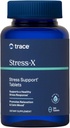 Trace Minerals Stress-X - Diētiskā Papildinājums ar Diētiskā Fiber & Trace Minerals - Magnija Papildinājums Miega Veselības Atbalsts - Formula ar vitamīniem A, B12, D & More - 120 Tabletes (30 Servē)
