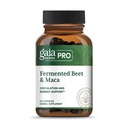GAIA HERBS PRO Fermented Beet & Maca - Veselīgas enerģijas un cirkulācijas atbalsta papildinājums* - Nieru veselības papildinājums ar bitēm un burkānu sakni - Vegan, bez lipekļa, bez sojas - 60 kapsulas (30 Servē)