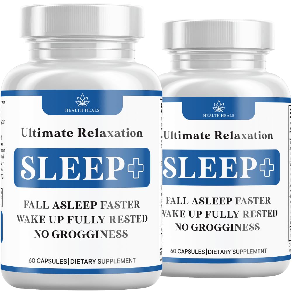 Relaksācijas miega palīglīdzeklis, dabas ne-Habitu veidošana, miega papildinājums Izstrādāts, lai atbalstītu ilgāku un labāku miegu, kumelīšu, magnija, melatonīna, Ashwagandha, GABA, bez zālēm (120 grāfs)