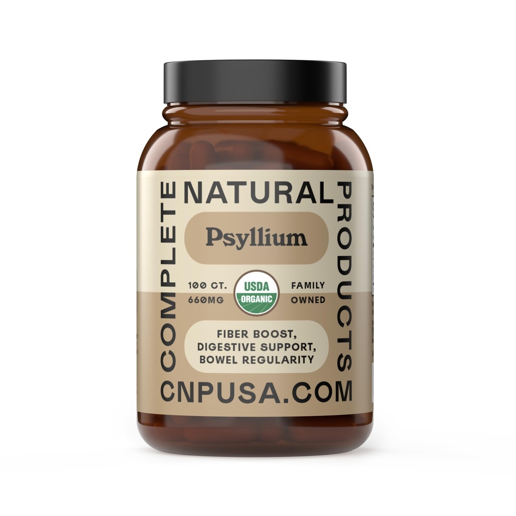 Pure Dabīgs Viss Psillijs Husk Pulveris Kapsulas - 660 mg Kapsulas 100 Pure Neflavored Fiber & Colon Cleanse Tabletes