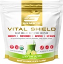 Granite Nutrition Vital Shield - USDA Organic Superfood Greens ar sēnēm un tart ķiršu – atbalsta enerģiju, imūnās funkcijas un gremošanas veselība – citronu laima Flavor (30 Kalpo)