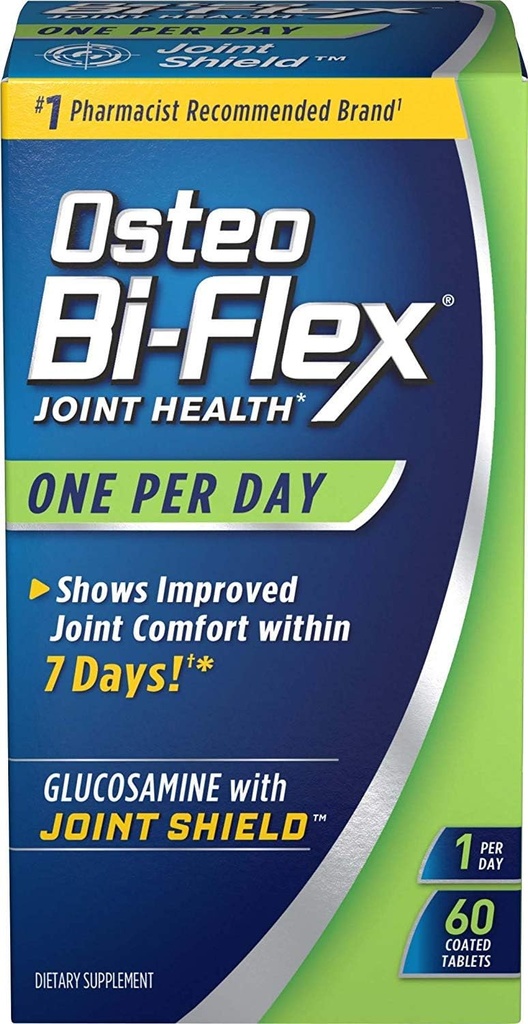 Osteo Bi- Flex 1 dienā 60 apvalkotās tabletes (3. iepakojums)