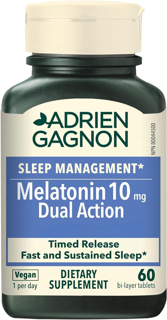 Adrien Gagnon - Melatonīns 10mg, melatonīns, ātras darbības laikā