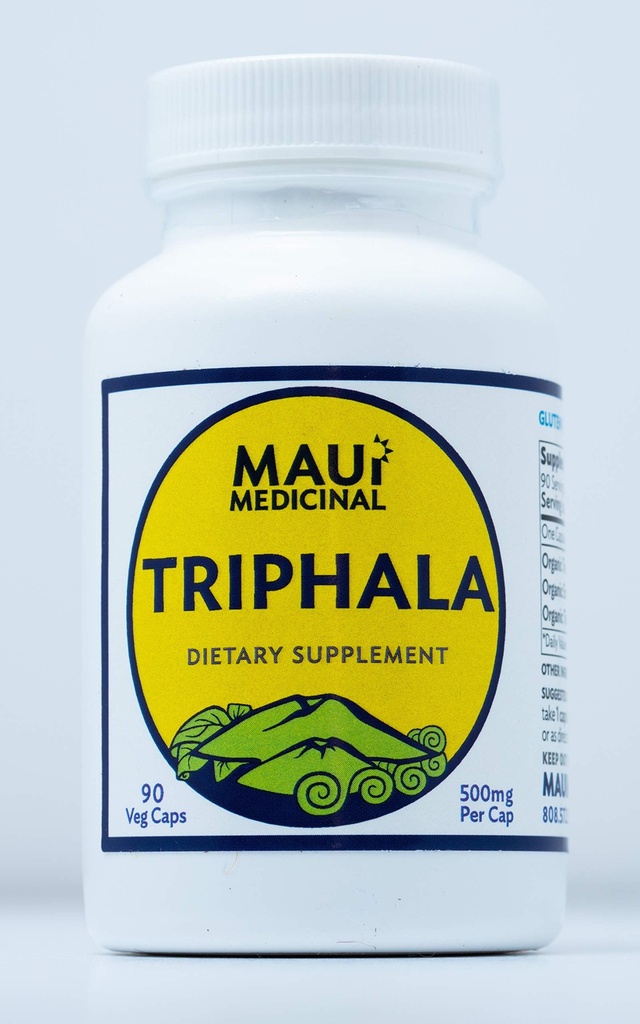 TRIPHALA 90 Veggie kapsulas - 500 mg katrā kapsulā