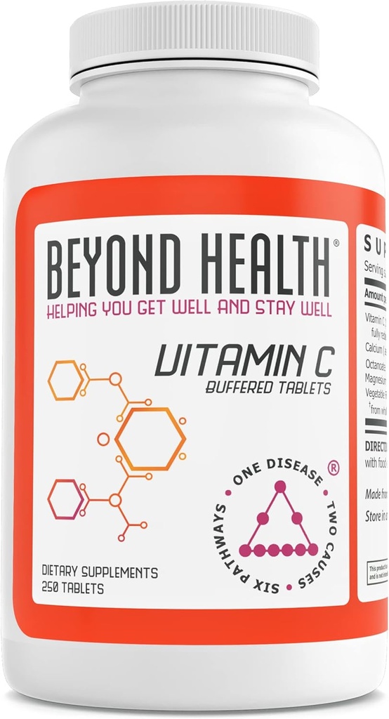 Ārpus veselības C vitamīna buferētās tabletes - Imūnsupport - 250 Skaits