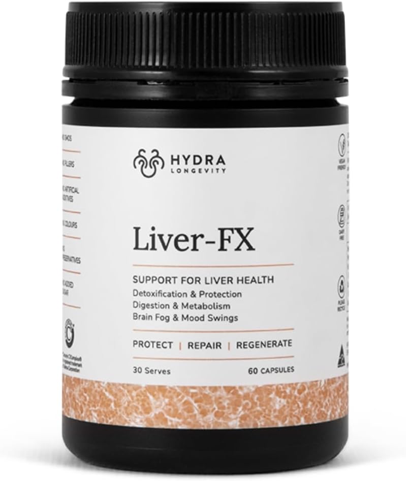 Aknu FX Aknu atbalsta papildinājums ar piena dadžiem, Dandelion Sakni, aknu tīrīšanu un detox formulu, ne-GMO, veganu, 60 kapsulām (30 Servē)
