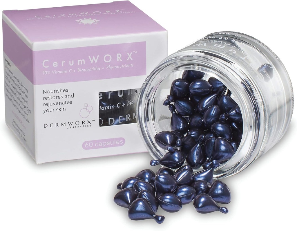 CerumWORX diena Serums: 10% C vitamīna kapsulas