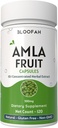 Amla Fruit Capsules 500mg -- Koncentrēts 10:1 Ekstrakts Phylanthus emblica -- Natural Herbal Papildinājums -- Non-GMO, bez lipekļa -Free --Traditional Wellness Formula (120 Count (Pack of 1))