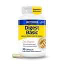 Enzīmdika - Digest Basic, Essential Full Spectrum Gremošanas Fermenti, 30 Skaits