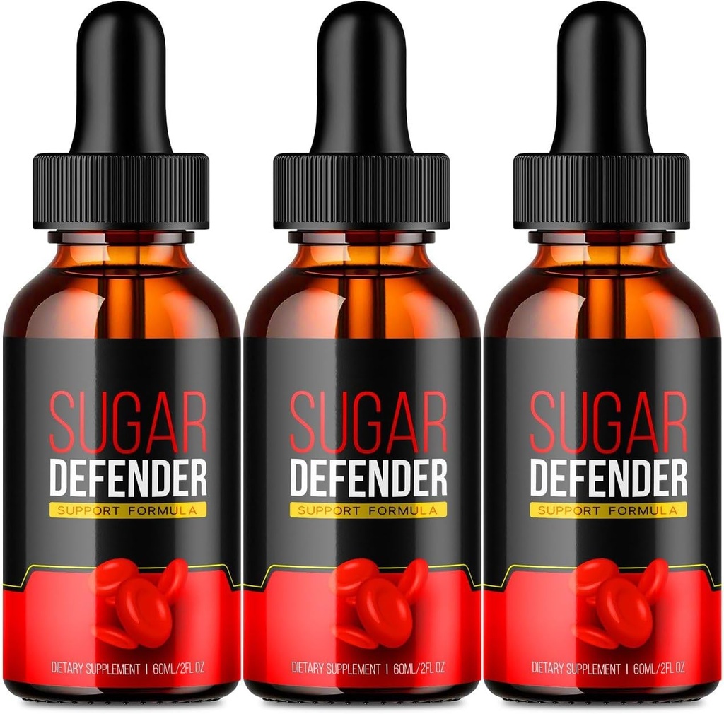 VIVE MD Cukura Aizstāvis pilieni - Oficiālā formula - Cukura Aizstāvis 24, Cukura Aizstāvis Šķidrais, Maksimālais Stiprums Cukura Aizstāvis Papildinājums ar Hawthorn Berry Organic, Cukura Aizstāvis Atsauksmes (3 Pack)