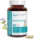 Biovitalia Natural Bacopa papildkapsulas atbalsta smadzeņu funkciju 1000mg - 60 Kapsulas
