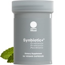 Rituāls Synbiotic+ Probiotika, Prebiotika, Postbiotic, 3-in-1 Papildinājums Gut veselības un gremošanas atbalstam, Regularitāte, Bloat, Imūnās, Vegan Aizkavēta-Atbrīvota Dienas Kapsulas, Sievietes un Vīrieši, 30 Diena