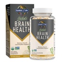 Garden of Life Smadzenes Veselības Papildinājums ar Organic Lion Mane & Turmeric, Non-GMO, Gluten-free, Mint Flavor - par atmiņu, Focus & Healthy Brain Funkcija