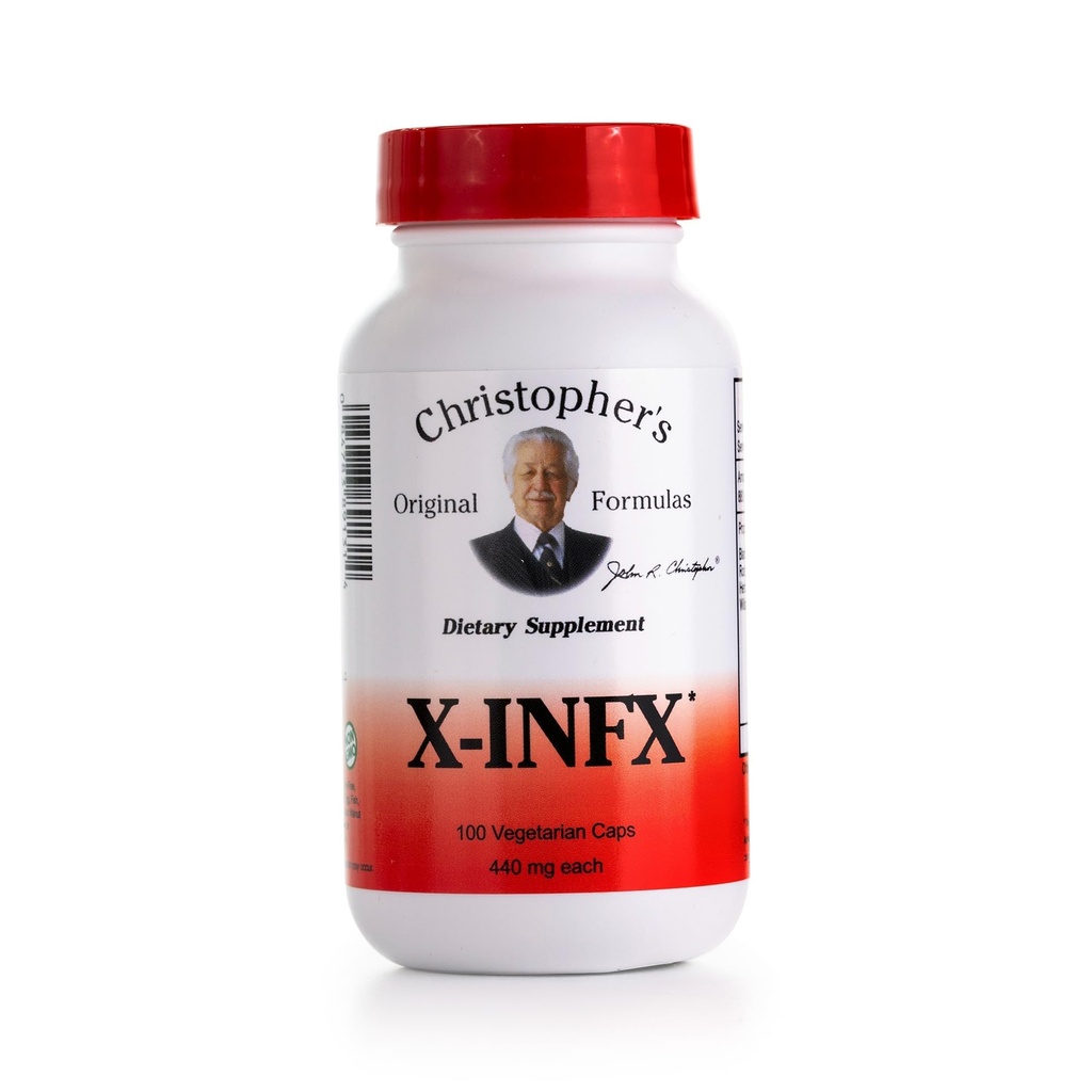 Christopher's Original Formulas X-INFX Formula, Dabīgs imūnsupport, 100 Caps