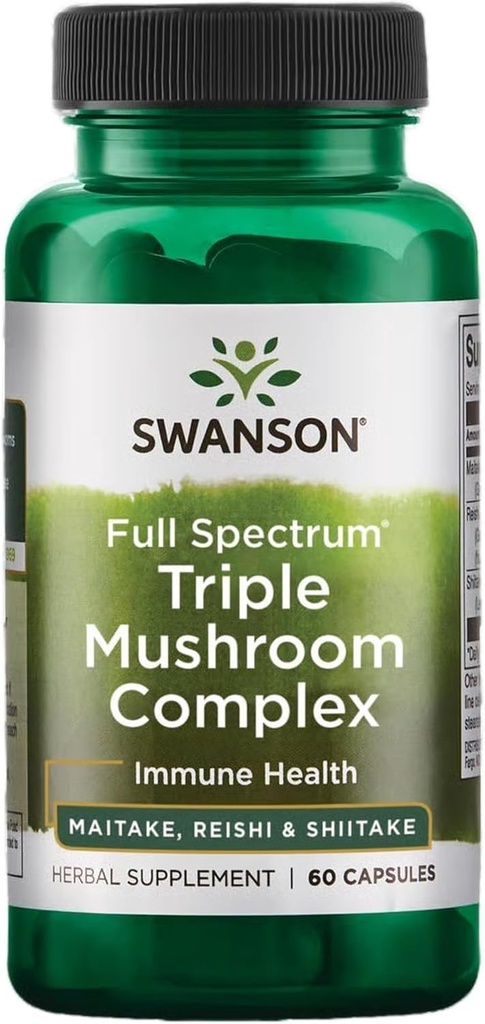 Swanson Full Spectrum Triple sēņu komplekss 60 kapsulas