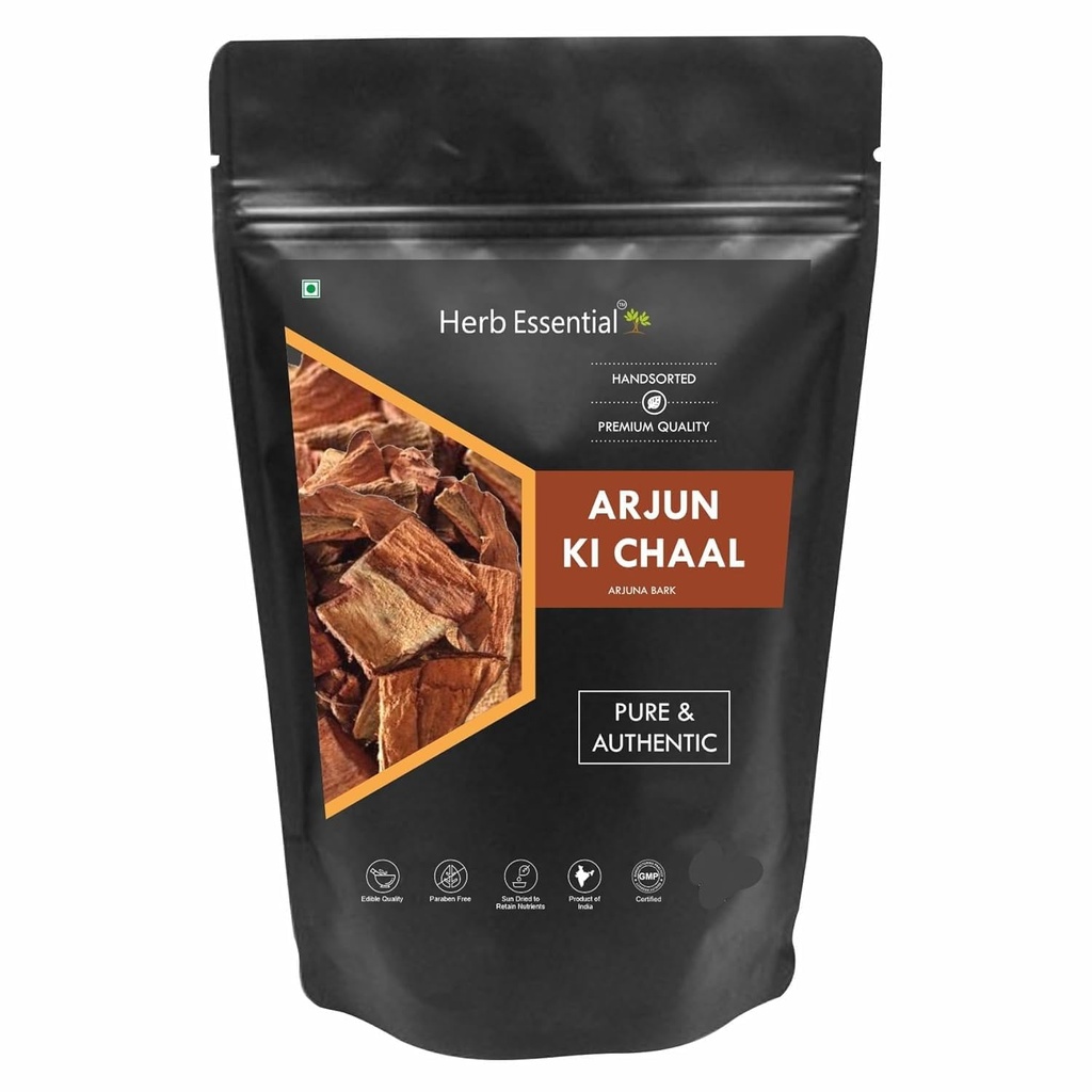 Arjun ki Raw, Terminalia Arjuna Bark, Raw Sausā organiskā arjun koka miza, sažuvusi 200 gm