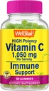 WellJā vitamīns C 1050 mg Gumijas - dabas avota Flavors - Imūnsupport Diētiskā Papildinājums, Antioksidants Atbalsts - Extra Strength Veģetārs Gummy, Non-GMO, lipekļa bezmaksas - 30 Kalpo