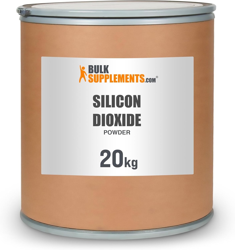 BulkSupplements.com Silīcija dioksīda pulveris (20 Kilogrami) (1 iepakojums)