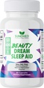 Sleep Aid Beauty Dream Sleep Aid ir ne paraduma Forming miega formula ar Melatonīnu un Valerian Root, miega pārsteidzošs un mosties Atsvaidzināt, iegūt dabas miegu, ražots ASV