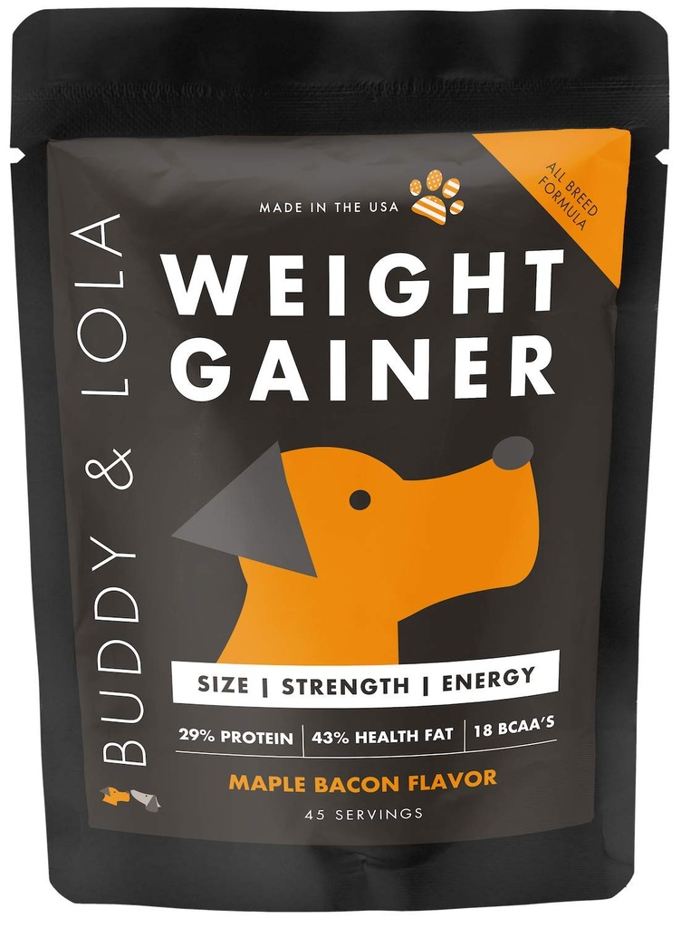 Buddy & Lola Suņu Svars Gainer - Suņu Papildinājums Svars Gain - Suņu Protien Pulveris Max Muscle Builder, High Calorie Papildinājums visiem suņiem & Šķirnes inc Bully. Pro Food Topper - ražots ASV