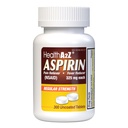HealthA2Z® Aspirīns 325mg  -- Neapvalkotas tabletes Izdalīšanās stiprums - Pain Reliver - Drudzis Reducer -- Salīdzināt ar Bayer® aktīvajām sastāvdaļām... (300 skaitļi)