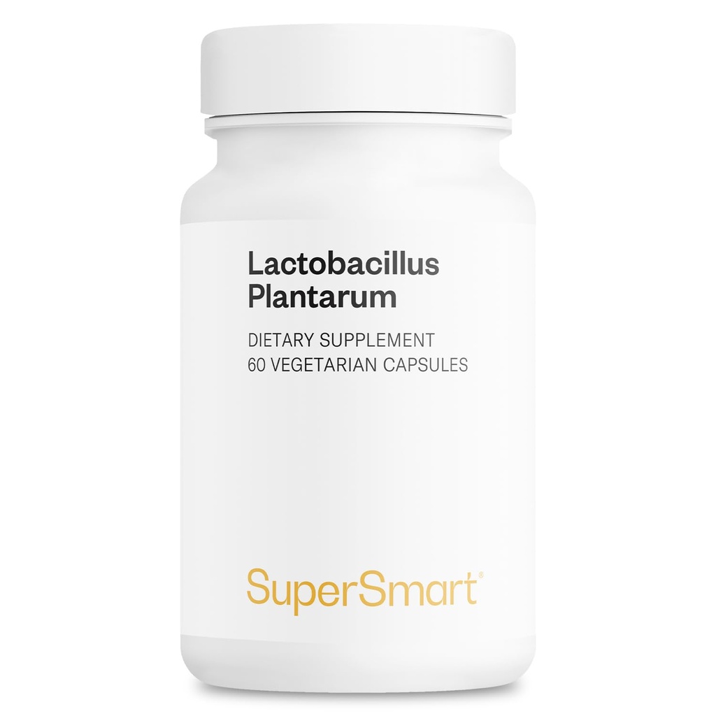 Supersmart - Lactobacillus Plantarum PostBiotic 20 miljardu KVV dienā (Immuno-LP20) - Karstuma izraisīta probiotikas papildterapija  ; Bez GMO un lipekļa - 60 veģetārās kapsulas