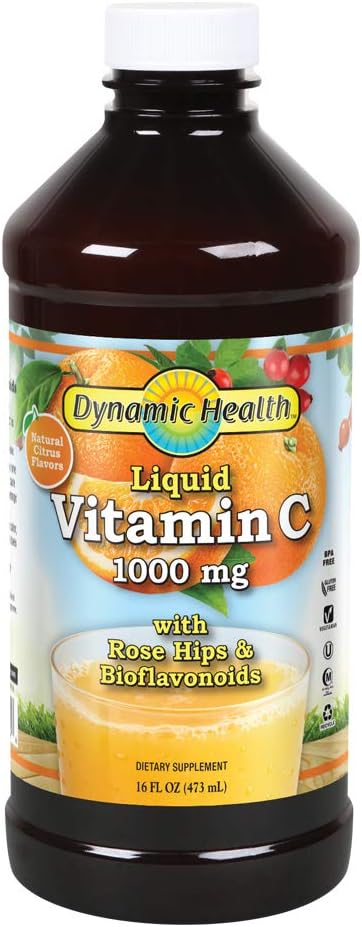 Dinamiskā veselībaLiquid C vitamīns, 1000 mg, 16- Ounce pudeles