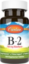 Carlson - B-2, 100 mg Riboflavin, enerģijas ražošana, redzes atbalsts un veselīga āda, 100 Veģetārās tabletes