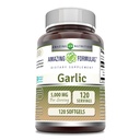 Apbrīnojami Formulas Ķiploku papildinājums - 50 Mg Koncentrāts (100: 1) - 5000 Mg Ekvivalents - 120 Softgels - Non-GMO --Lutten-Free -Ražots ASV