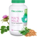 Organika Ma's Milk Herbal Zīdīšanas papildinājums (120 Caps): Tradicionālā Zīdīšanas Essentials izmanto gadsimtiem - Vissvētākais Thistle, Grieķu, Moringa - Zīdīšanas atbalsts piena piegādes pieaugums