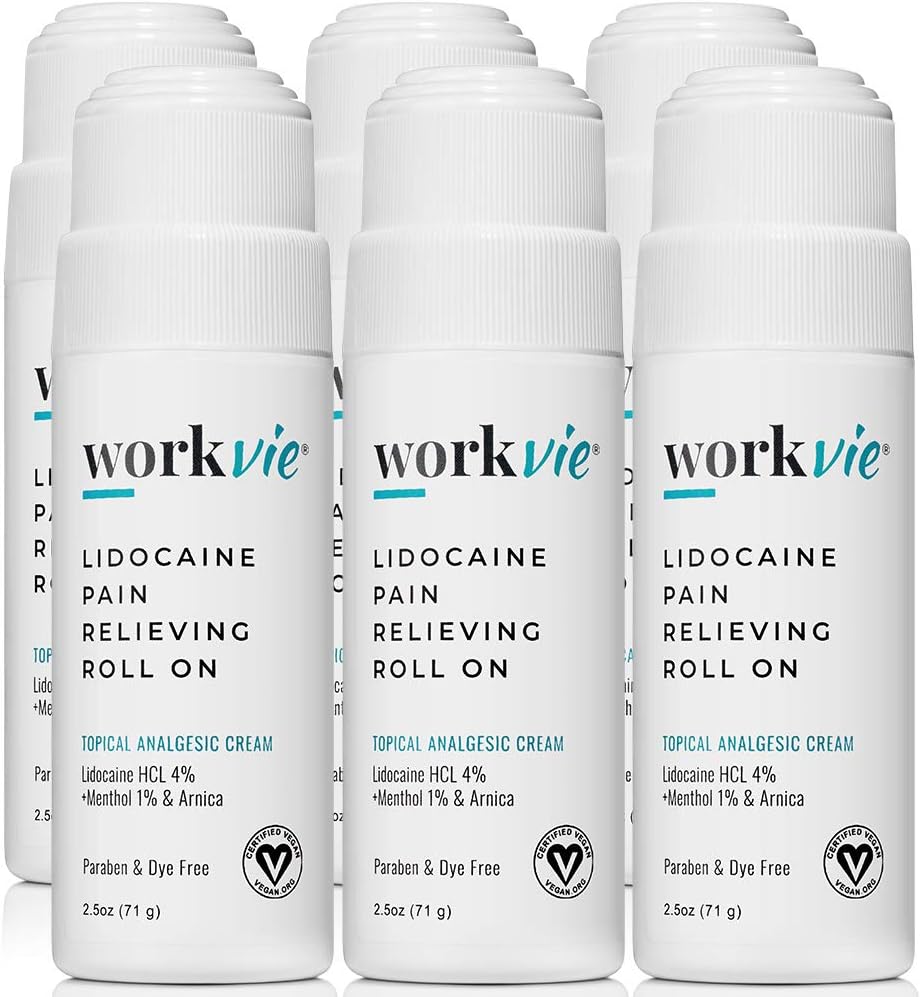 Lidokaīns Roll On sāpes Relief Cream - Bulk sāpes Relief Cream (6)