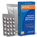 HISTASOlv Papildu stipruma DAO Enzīma papildinājums histamīna pārtikas nepanesībai - Eases Gremošanas kavēšana - Patentētas tehnoloģijas - Ražots Austrijā - 30 Pack