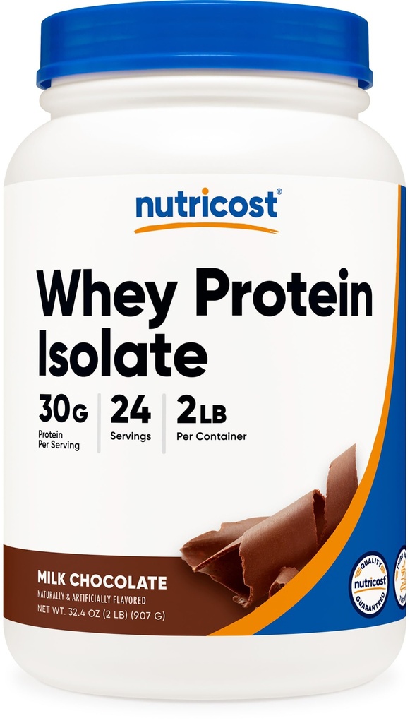Nutricost sūkalu proteīna izolāts (Piena šokolāde) 2LBS