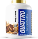 Magnum Nutraceuticals Quattro sūkalu olbaltumvielu pulveris, zemesriekstu sviesta kauss 4lb – Premium olbaltumvielu izolāts Blend muskuļu augšanu un atjaunošanos