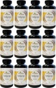 Aloha zāles Pure Cordyceps, Certified Organic Sēņu Papildinājums, Atbalsta Imunitāte un Enerģija, Iepakojums 12, 90 Kapsulas Katra