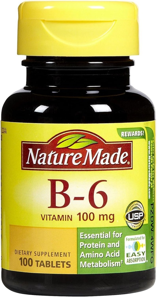 B6 vitamīns 100 mg Tabs, 100 sn