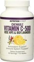 UztursDarbs C vitamīns Košļājams, Atbalsta Imūnsistēma, Spēcīgi antioksidanti, 50 Servējumi