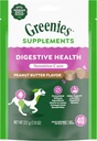 Greenies Jutīga aprūpe Gremošanas Veselības Suņu Papildinājums Vistas-Bezmaksas Formula, ar Probiotikas suņiem, Peanut Butter Flavor, 40 Count Pouch
