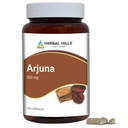HERBAL HILLS Arjuna Capsules (Terminalia Arjuna) - 120 Count (500 mg) - standartizēts ekstrakts Labsajūtas un veselības bagātinātāji ar Arjuna Bark ekstraktu