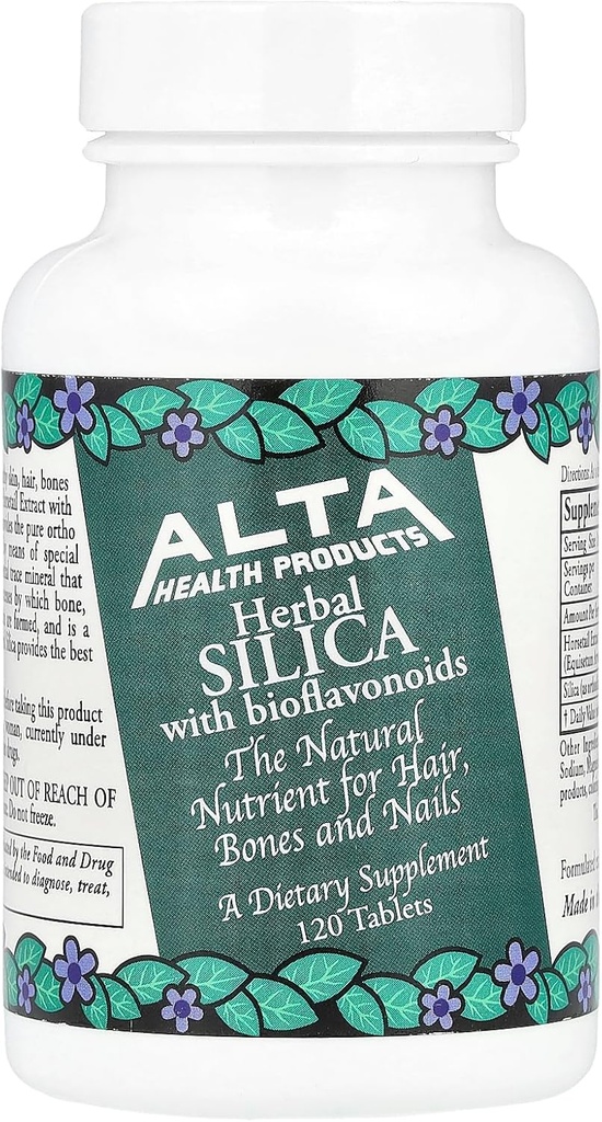 Alta Health Products - Silica ar Bioflavonoids, 500 mg, 120 tabletes