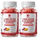 2 Iepakojums Lukaree Aknu tīrīšana Detox & Remonts Gummies 