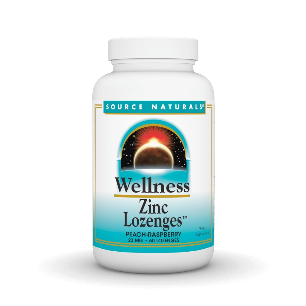 Source Naturals Wellness Zinc Lozenges - 60 Lozenges