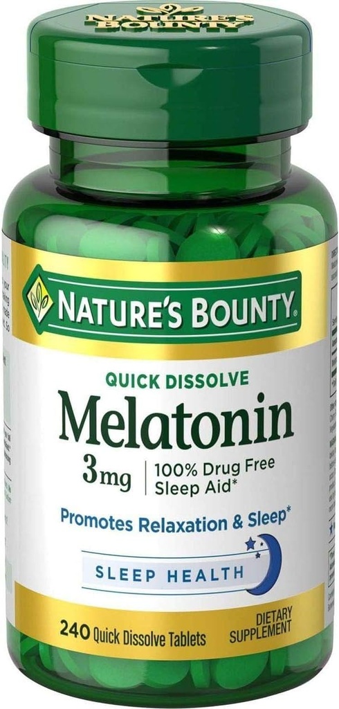 Dabas Bounty Melatonin 3 mg, 240 tabletes