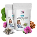 melnā cohosh menopauzes atvieglojums - MENOPAUSE TEA 28 dienas, non gmo, 100% visi dabas augu, bez kofeīna, melnā cohosh, gingko, sarkano āboliņu, kanēļa mikroshēma, eleuthero, lakrica, menopauze - 2 somas 28 dienas