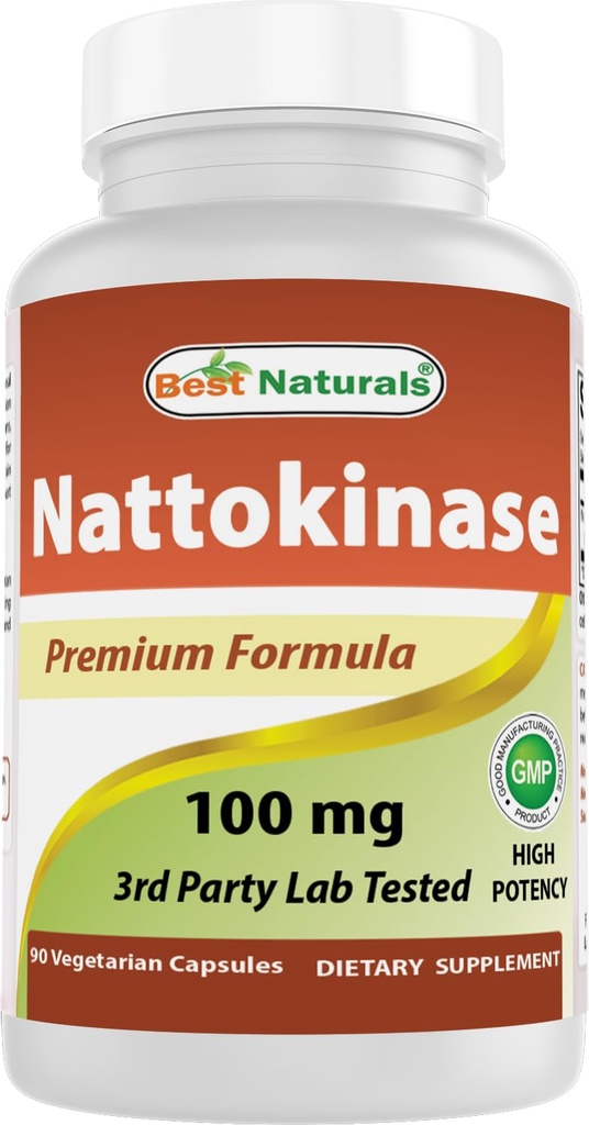 Labākā dabas Nattokināze, 2000 FU, 100 Mg, 90 Veģetārās kapsulas