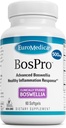 EuroMedica BosPro - Boswellia Serrata ekstrakta papildinājums - Uztura papildinājums veselīgam plaušu atbalstam - Augu Papildinājums Formula - 60 Softgels