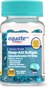 Equate Maksimālais stiprums miega miega laikā Softgels, 50 mg, 100 Skaits