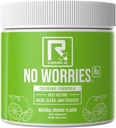 NO Worries Rx - GABA, L-teanīns, L-glicīns, betaīns bezūdens, Kava Kava ekstrakts, L-Taurīna, DMAE - ātra darbība