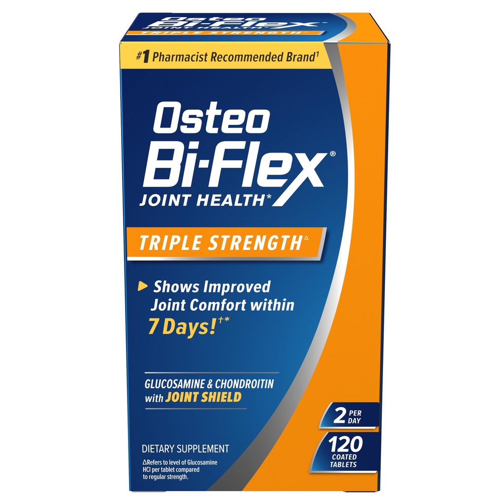 Osteo Bi-Flex Triple Strength Glucosamine Chondroitin Supplement, 120 Count