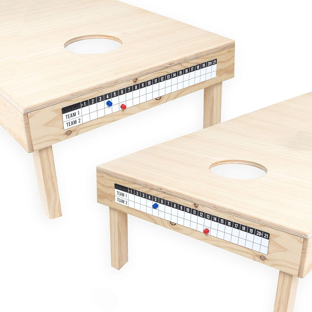 Barcaloo Cornhole rezultātu apkopojums Metāla Decal ar 2 Magnētisko punktu glabātāji Corn Hole dēļi